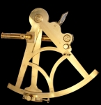 image of Early Brass Sextant by Jesse Ramsden